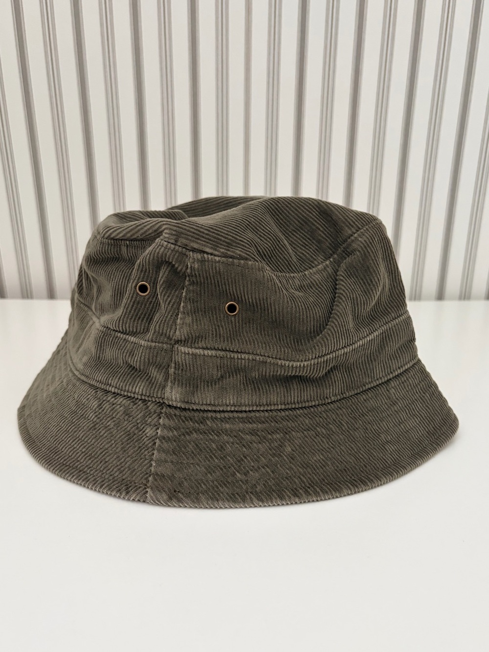 GAP Men's Corduroy Bucket Hat - Olive Green